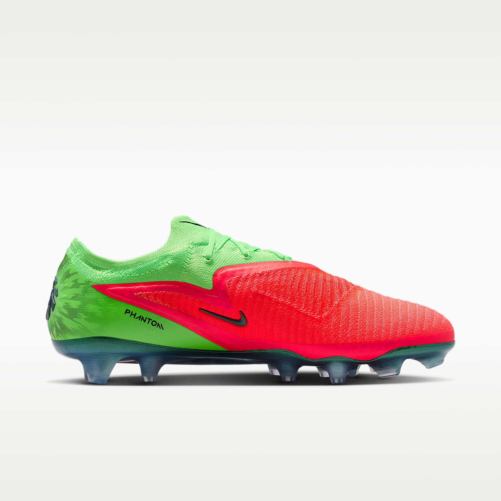 Nike Phantom 6 Low Elite "Erling Haaland" Fußballschuh für normalen Rasen – Hot Punch/Green Strike/Schwarz