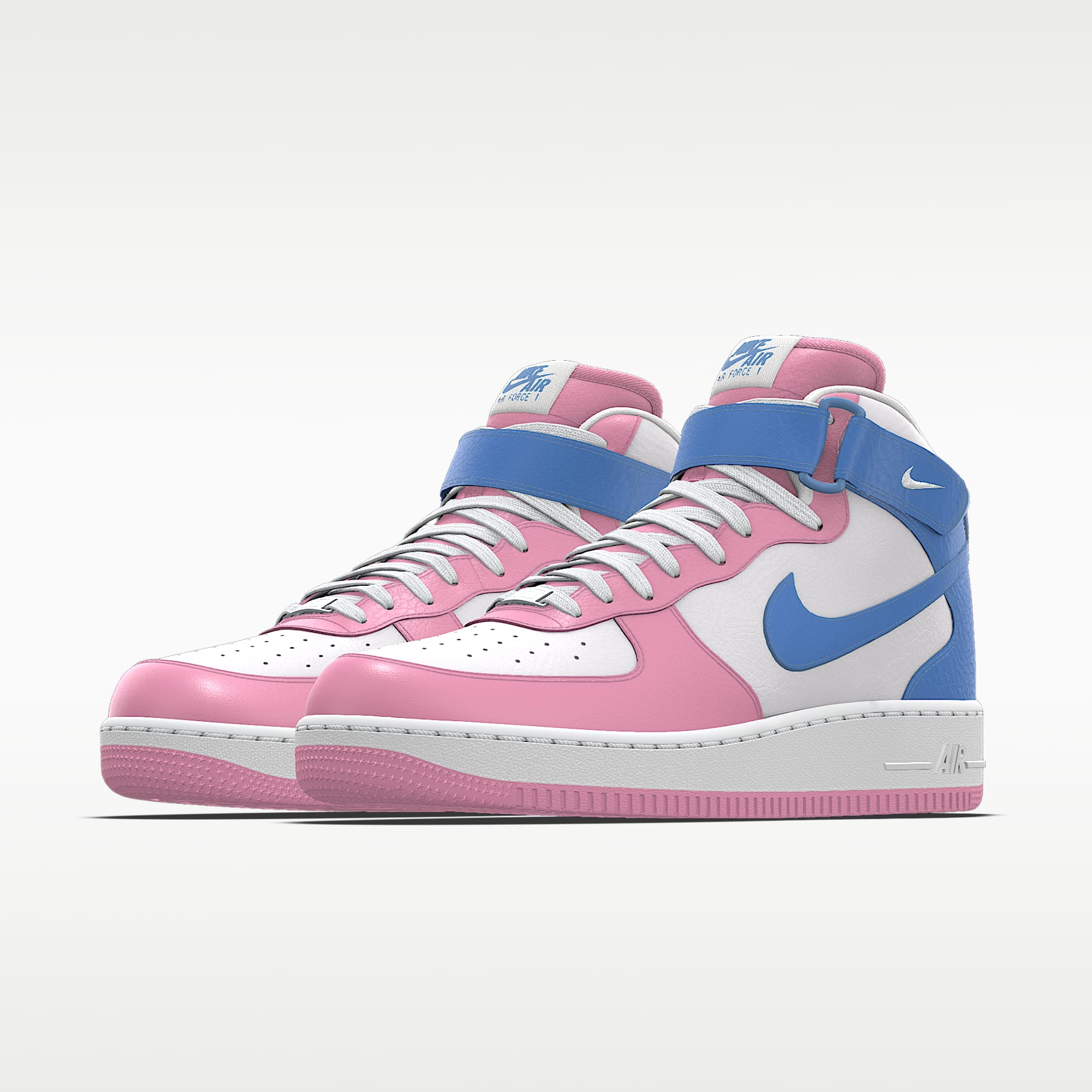 Nike Air Force 1 Mid By You personalisierbarer Damenschuh – Multi-Color/Multi-Color/Multi-Color [4523234192]