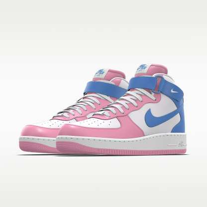 Nike Air Force 1 Mid By You personalisierbarer Damenschuh – Multi-Color/Multi-Color/Multi-Color [4523234192]