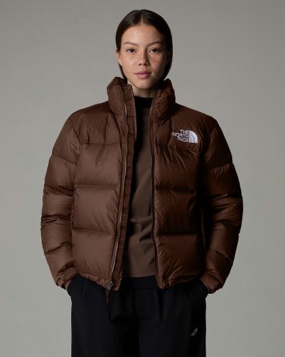 1996 Retro Nuptse Jacke für Damen – Smokey Brown