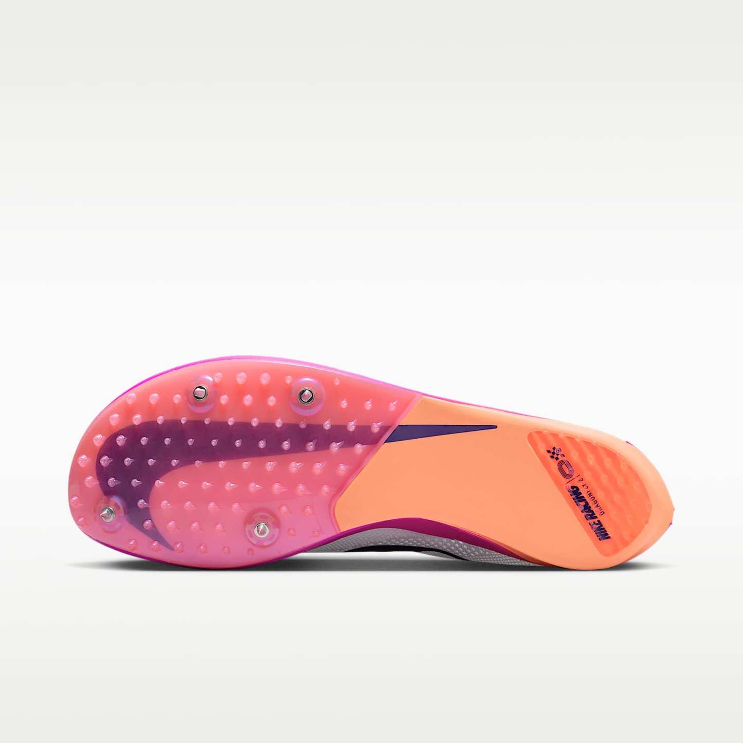 Nike Dragonfly 2 Track & Field Langstrecken-Spikes – Weiß/Hyper Turquoise/Fire Pink/Obsidian
