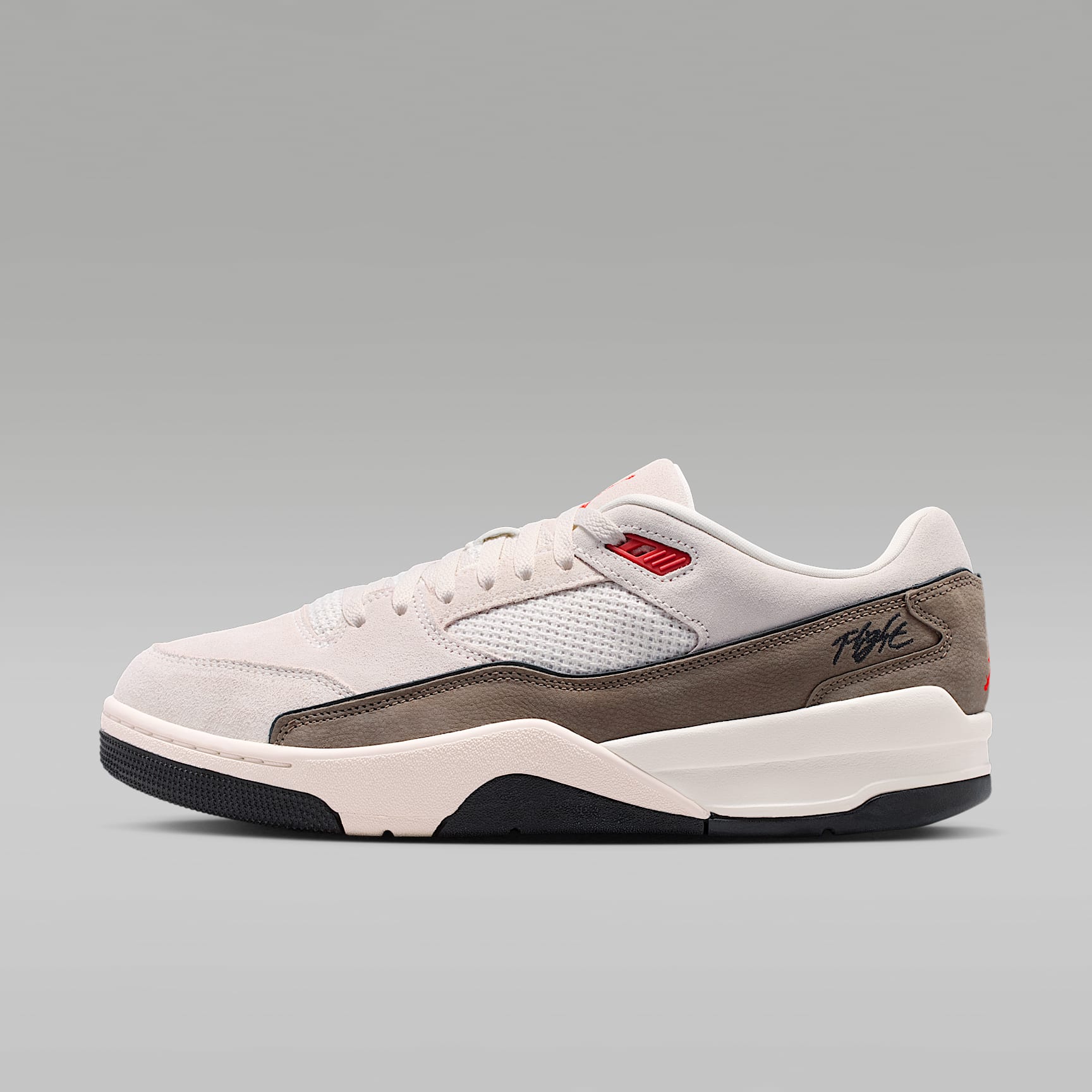 Jordan Flight Court Schuh (Herren) – Phantom/Palomino/Schwarz/University Red
