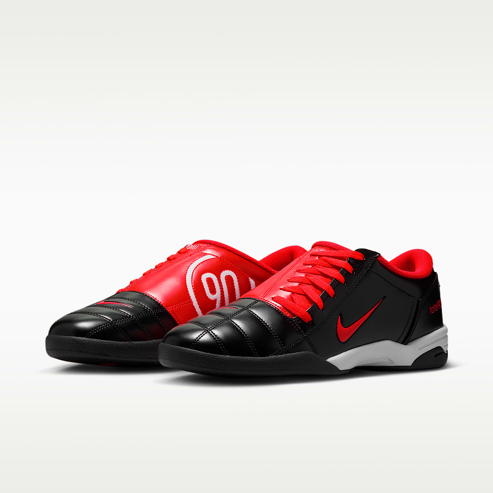 Nike Total 90 Schuh (Herren) – Schwarz/Weiß/Schwarz/Bright Crimson