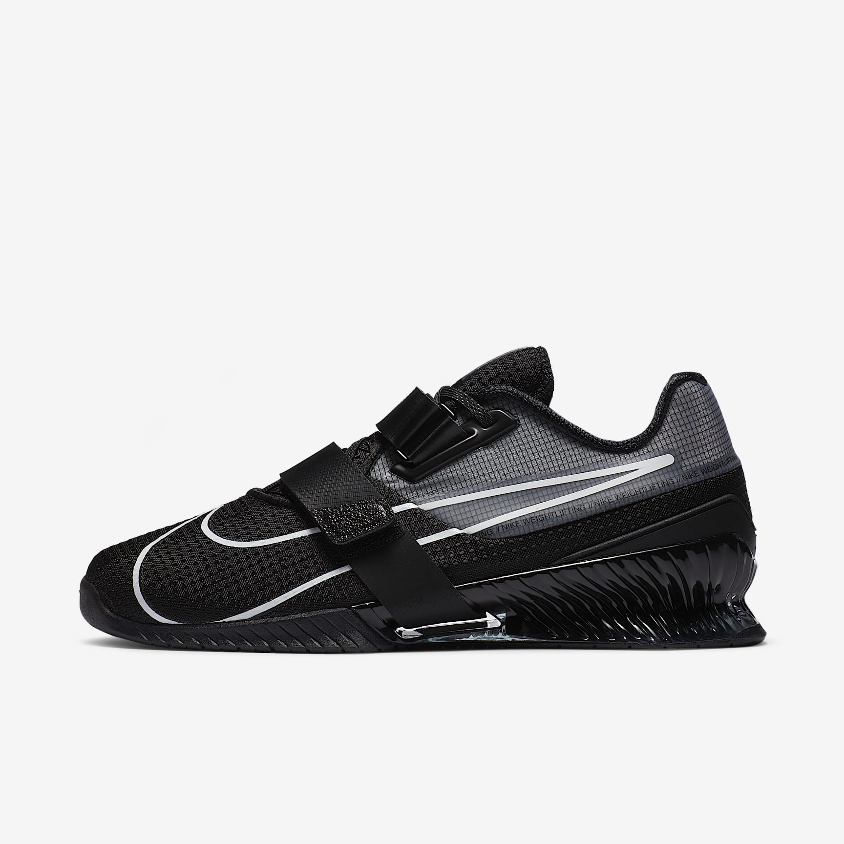 Nike Romaleos 4 Schuhe fürs Gewichtheben – Schwarz/Schwarz/Weiß