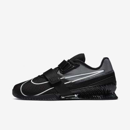 Nike Romaleos 4 Schuhe fürs Gewichtheben – Schwarz/Schwarz/Weiß