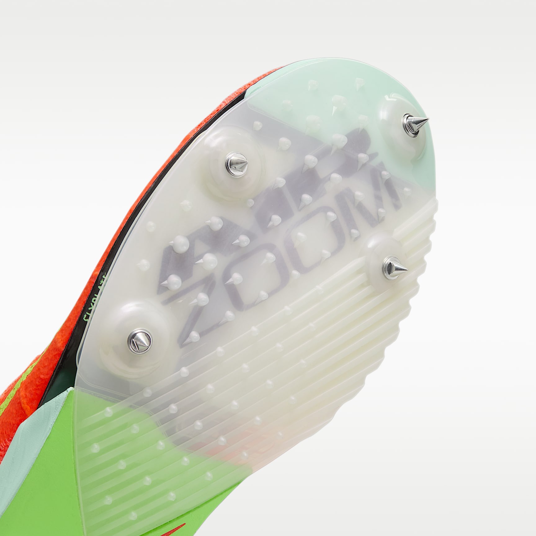 Nike Victory 2 Track & Field Langstrecken-Spikes – Bright Crimson/Hyper Orange/Lime Blast/Washed Coral