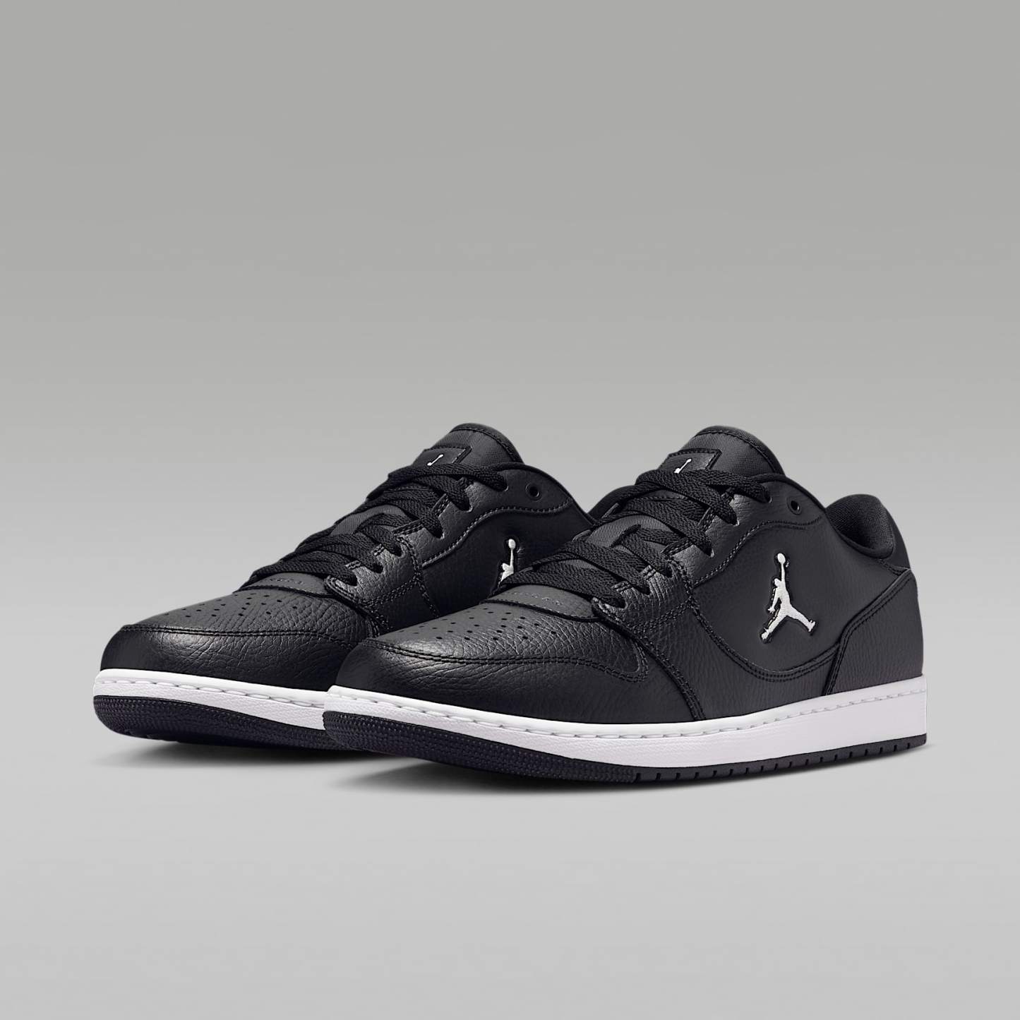 Jordan Court Connect Low Herrenschuhe – Schwarz/Weiß