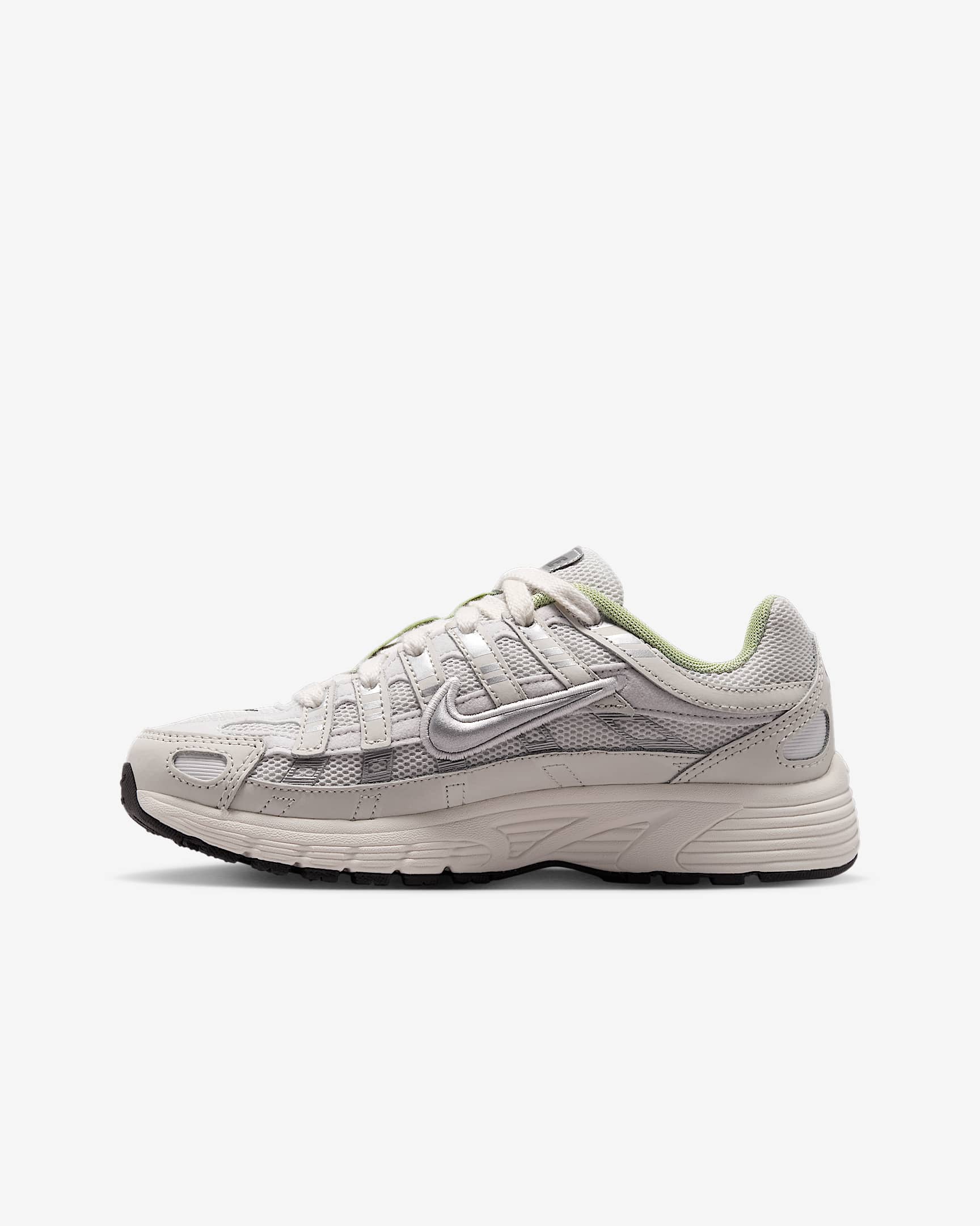 Nike P-6000 Schuh (ältere Kinder) – Platinum Tint/Sail/Anthracite/Metallic Silver