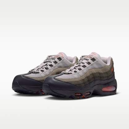 Nike Air Max 95 Big Bubble Schuh (Herren) – Light Bone/Anthracite/Dark Loden/Safety Orange