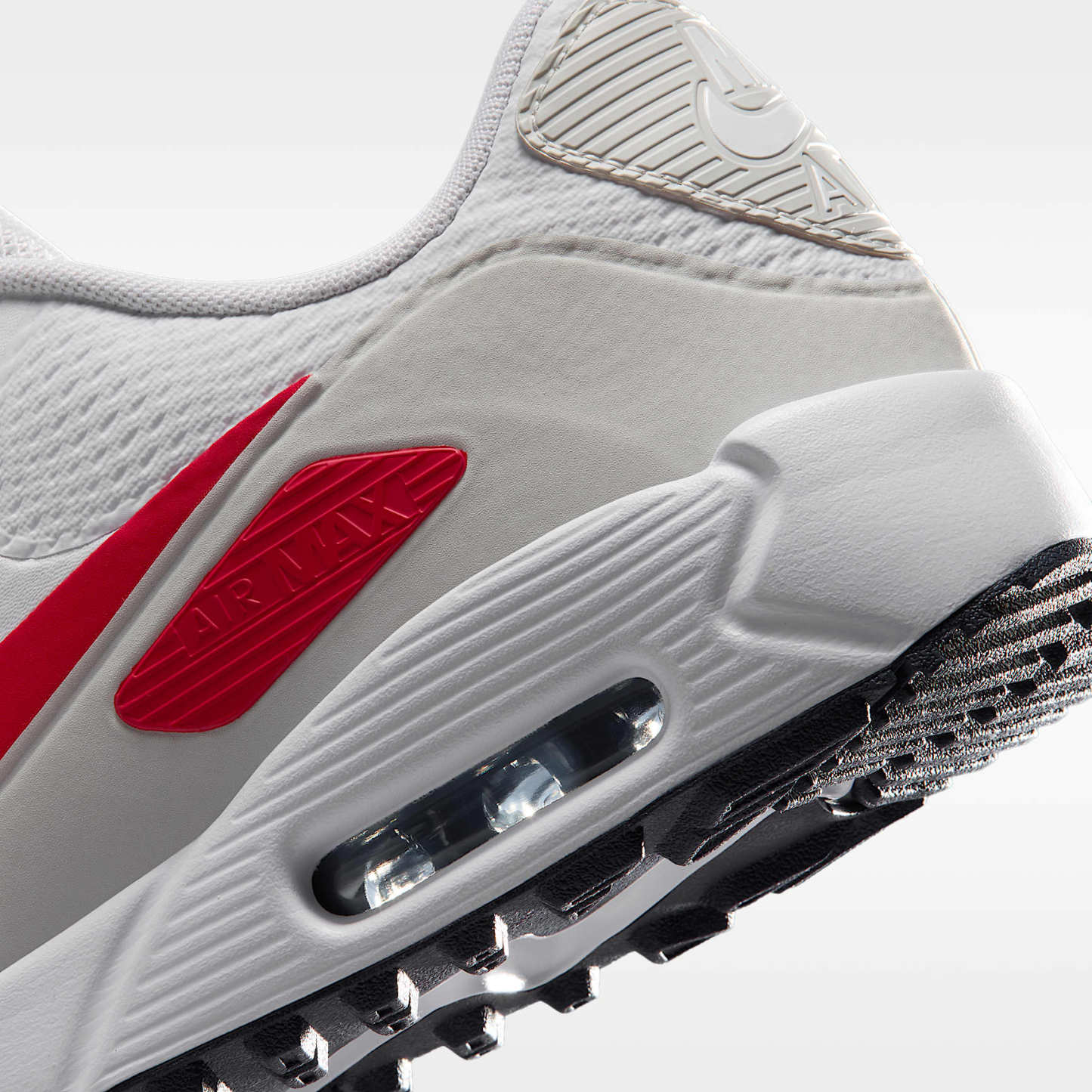 Nike Air Max 90 G Golfschuh – Weiß/Photon Dust/Midnight Navy/Fire Red