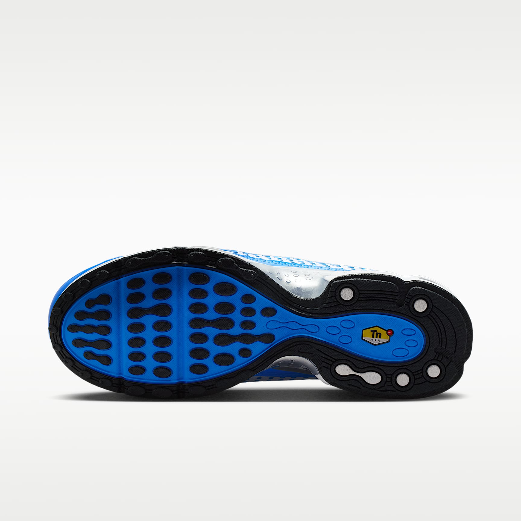 Nike Air Max Plus VII Schuh (Herren) – Weiß/Blue Crystal/Metallic Silver/Weiß