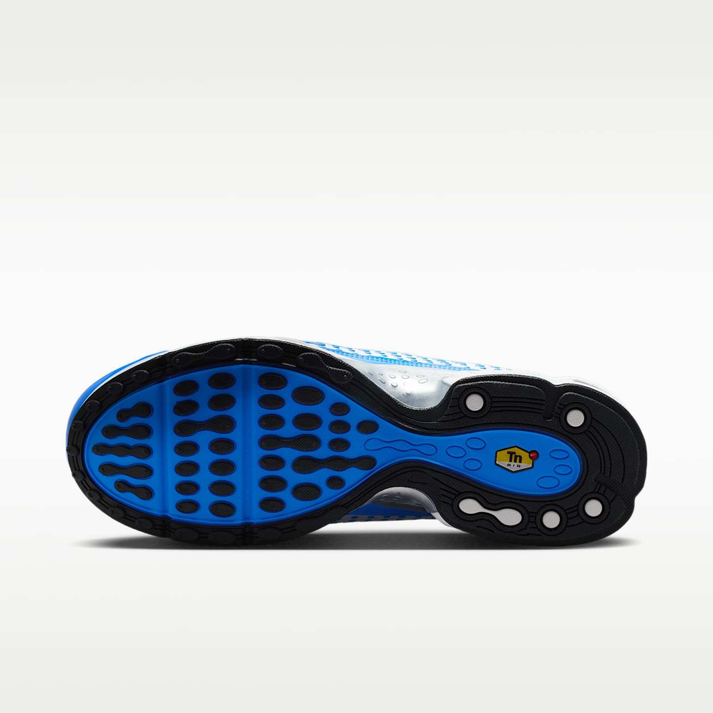 Nike Air Max Plus VII Schuh (Herren) – Weiß/Blue Crystal/Metallic Silver/Weiß
