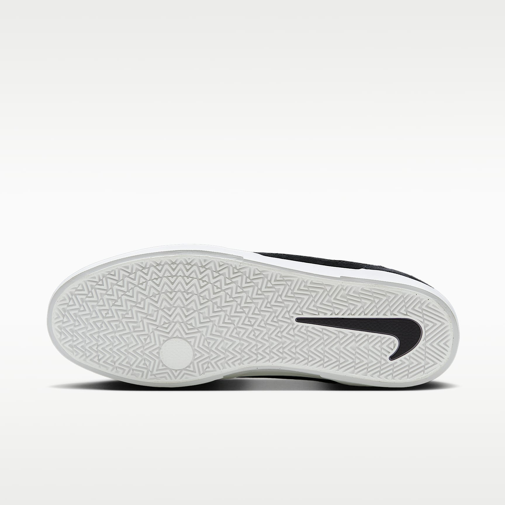 Nike SB Malor Skateboardschuh – Schwarz/Schwarz/Weiß/Weiß
