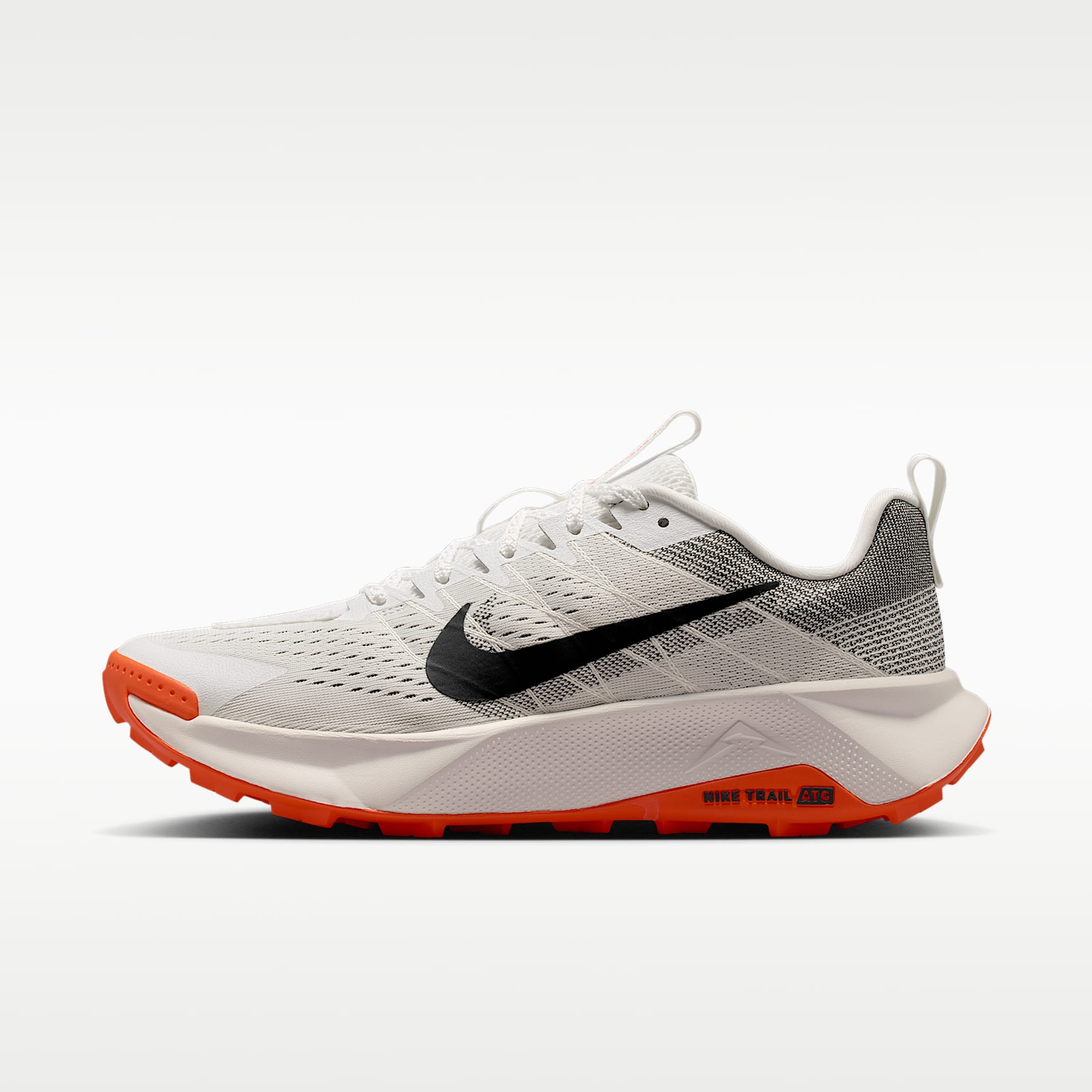 Nike Wildhorse 10 Traillaufschuh (Herren) – Summit White/Safety Orange/Phantom/Schwarz