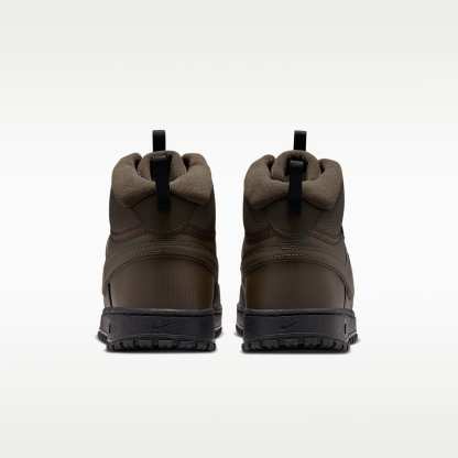 Nike Court Vision Mid winterfester Schuh (Herren) – Dark Hazel/Schwarz/Saffron Quartz/Dark Hazel