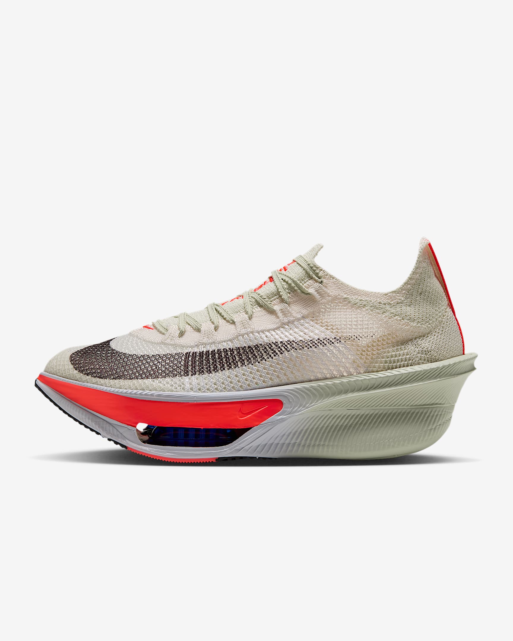 Nike Alphafly 4 Straßenlaufschuh für Wettkämpfe (Damen) – Sea Glass/Laser Crimson/Phantom/Burgundy Ash