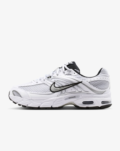 Nike Air Max Moto 2K Schuh (Herren) – Weiß/Schwarz/Wolf Grey/Metallic Silver