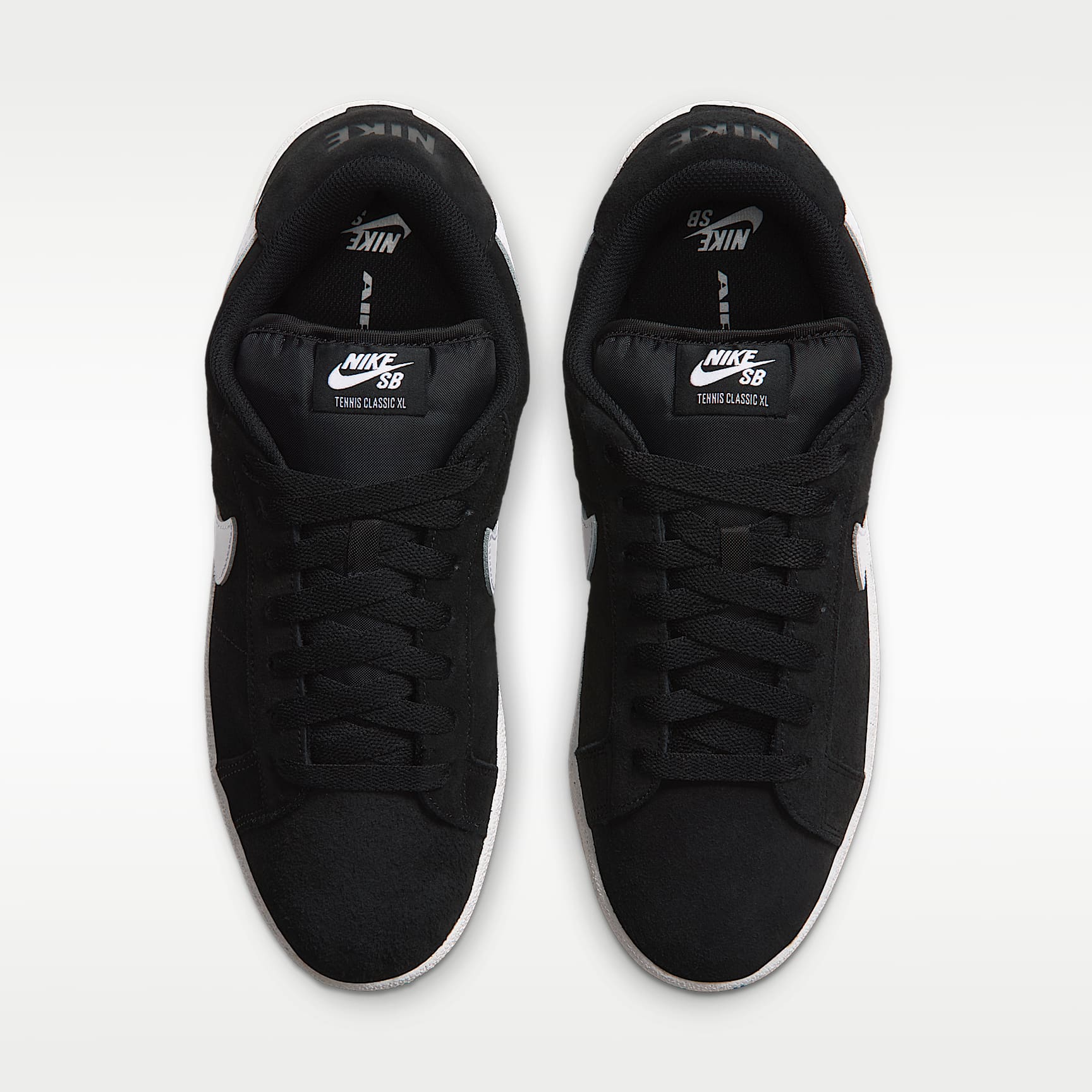 Nike SB Zoom Tennis Classic XL Skateboardschuh – Schwarz/Gum Light Brown/Weiß