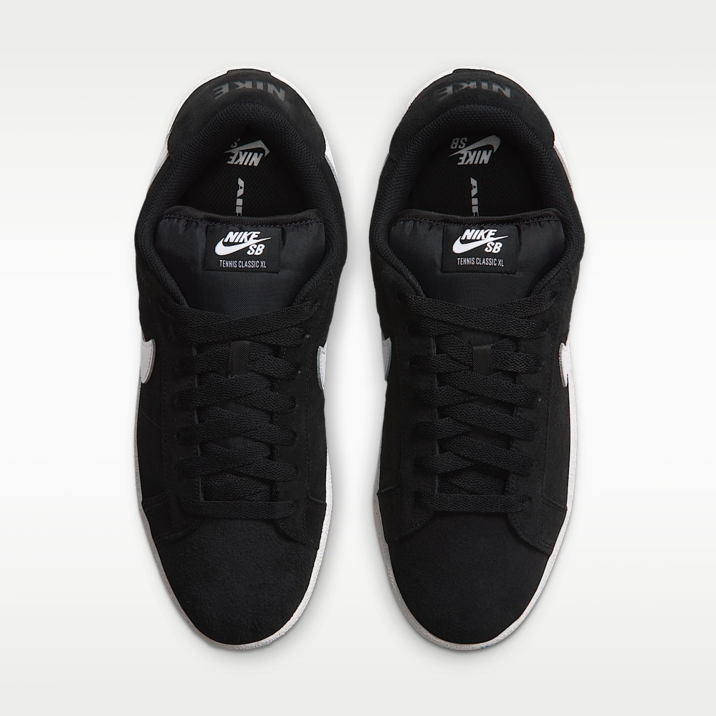 Nike SB Zoom Tennis Classic XL Skateboardschuh – Schwarz/Gum Light Brown/Weiß