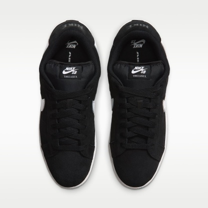 Nike SB Zoom Tennis Classic XL Skateboardschuh – Schwarz/Gum Light Brown/Weiß