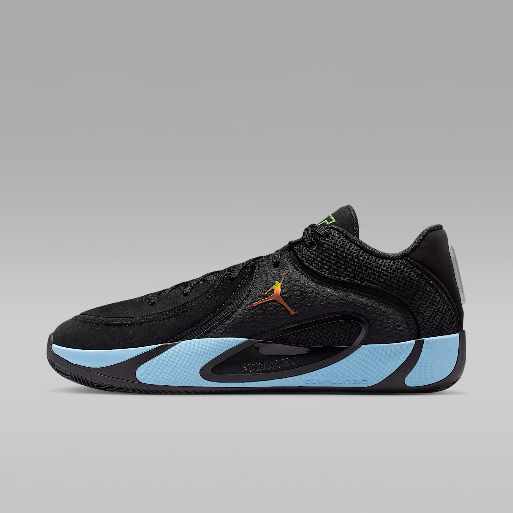 Tatum 4 Basketballschuh – Schwarz/Ice Blue