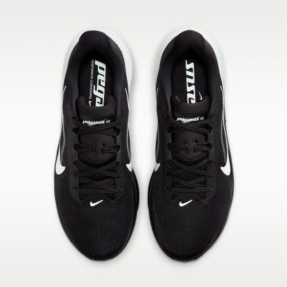 Nike Pegasus 42 Straßenlaufschuh (Herren, weit) – Schwarz/Photon Dust/Weiß