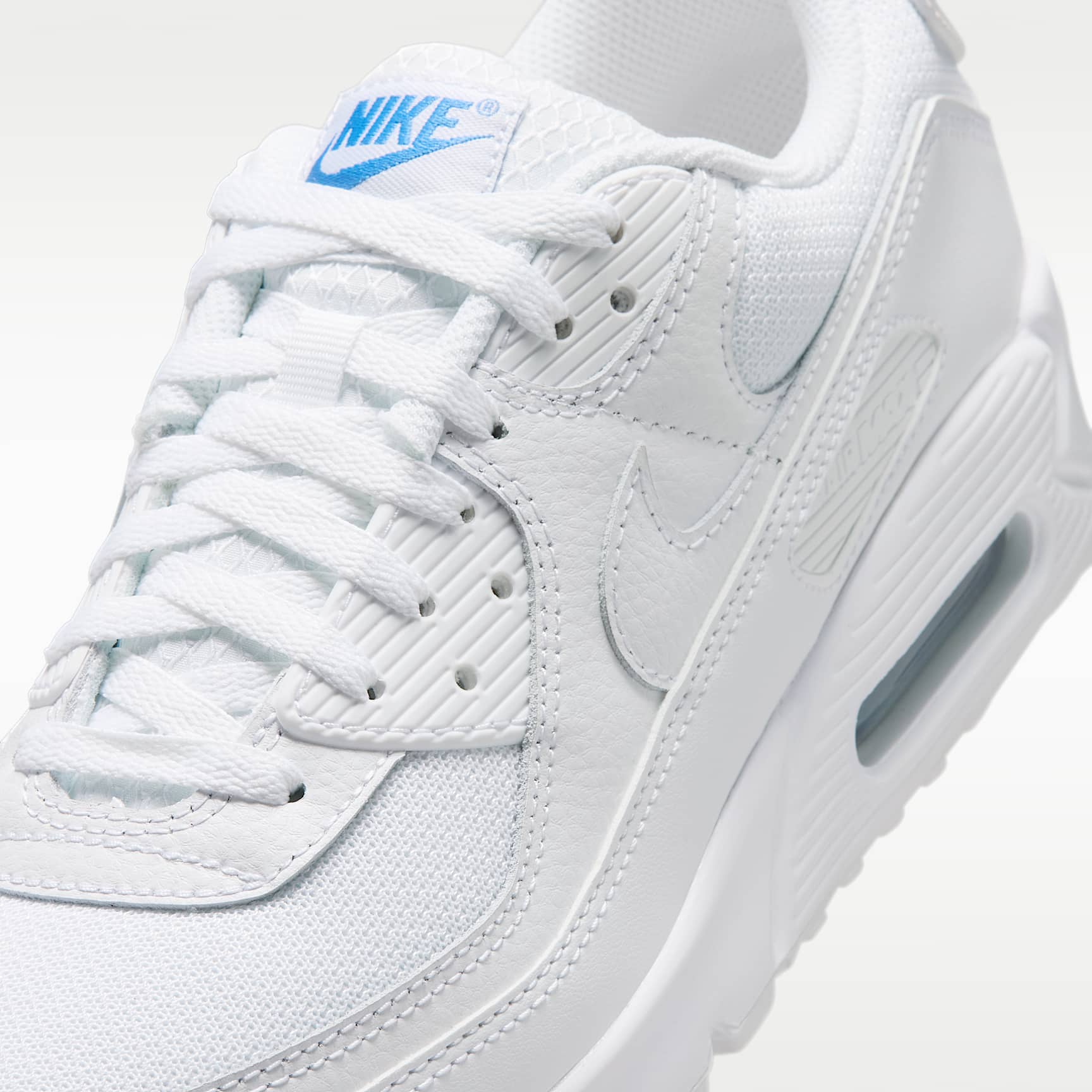 Nike Air Max 90 Herrenschuh – Weiß/Blue Crystal/Weiß
