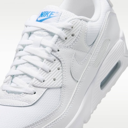 Nike Air Max 90 Herrenschuh – Weiß/Blue Crystal/Weiß
