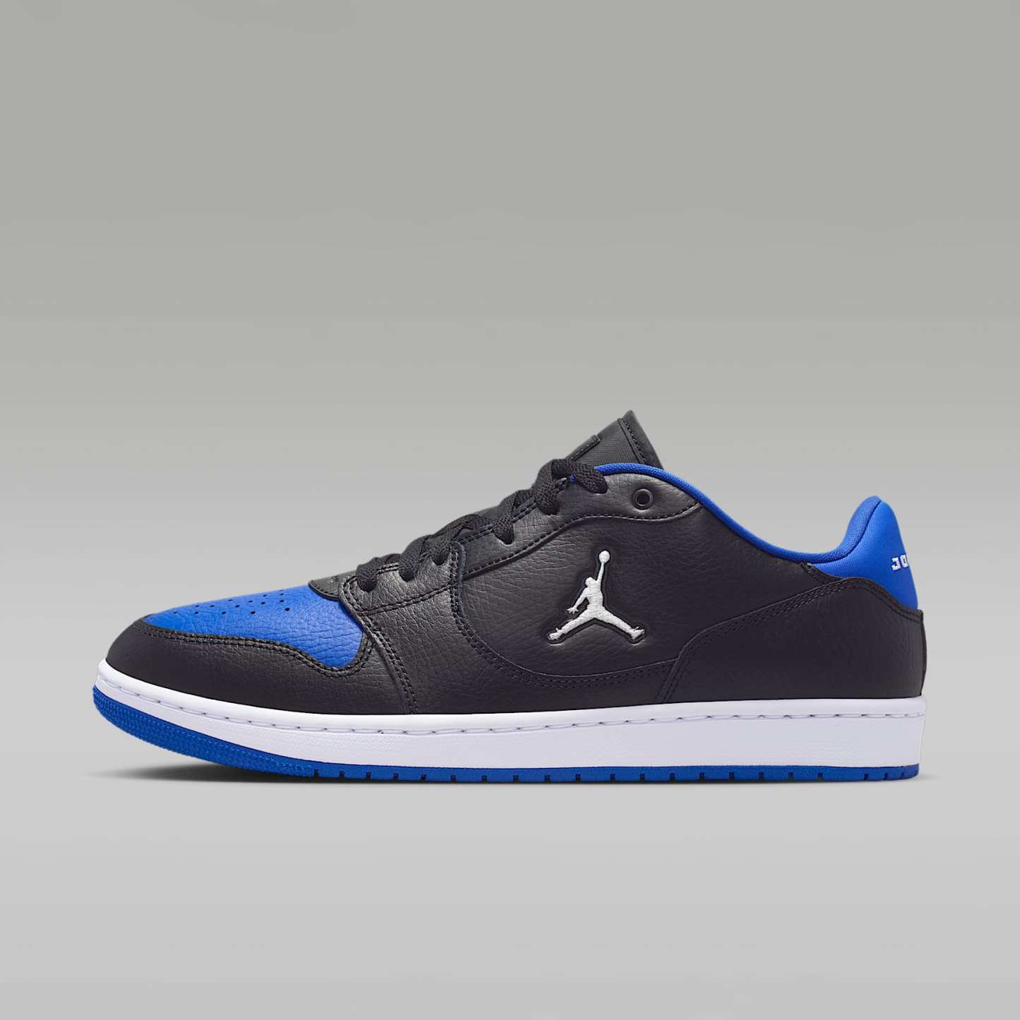 Jordan Court Connect Low Herrenschuhe – Schwarz/Game Royal/Weiß