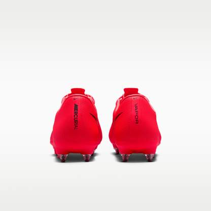 Nike Mercurial Vapor 17 Academy Low-Top-Fußballschuh für weichen Rasen – Bright Crimson/Blur