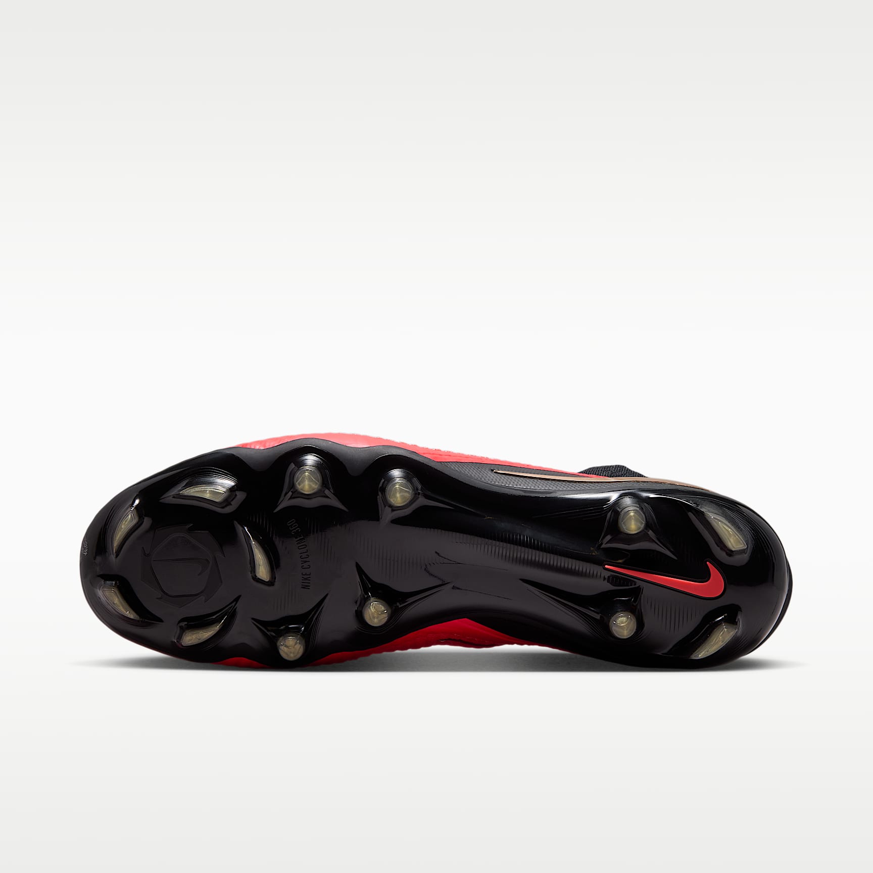 Nike Phantom 6 High Elite Fußballschuh für normalen Rasen – Bright Crimson/Bright Crimson/Schwarz