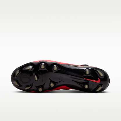 Nike Phantom 6 High Elite Fußballschuh für normalen Rasen – Bright Crimson/Bright Crimson/Schwarz