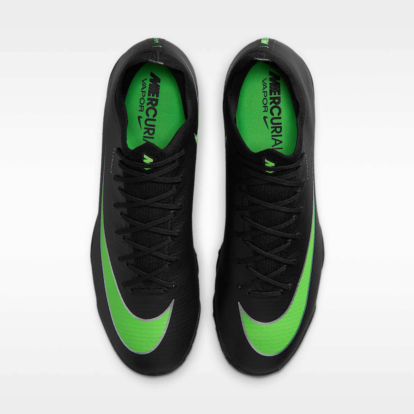 Nike Mercurial Vapor 17 Pro Low-Top-Fußballschuh für Turf – Schwarz/Schwarz/Illusion Green