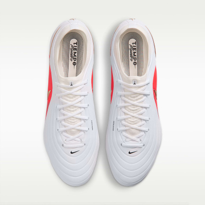Nike Tiempo Maestro Elite Low Top Fußballschuh für Kunstrasen – Weiß/Bright Crimson/Blur