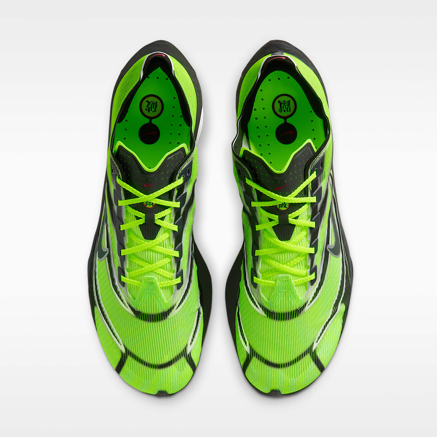 Nike Vaporfly 4 Straßenlaufschuh für Wettkämpfe (Herren) – Multi-Color/Volt/Weiß/Schwarz