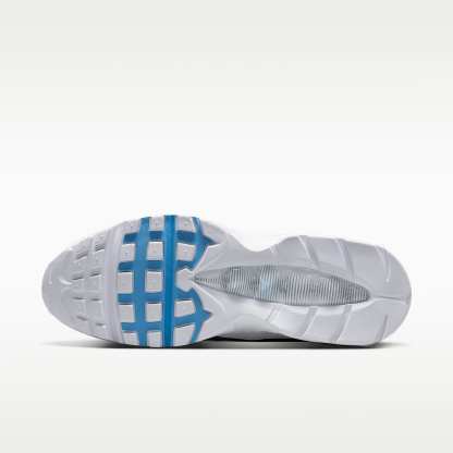 Nike Air Max 95 Big Bubble Tech Schuh (Herren) – Smoke Grey/Weiß/Schwarz/Football Blue