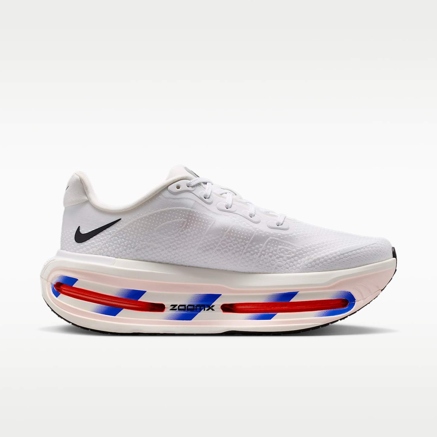 Nike Vomero Premium Straßenlaufschuh (Herren) – Weiß/Racer Blue/Bright Crimson/Schwarz