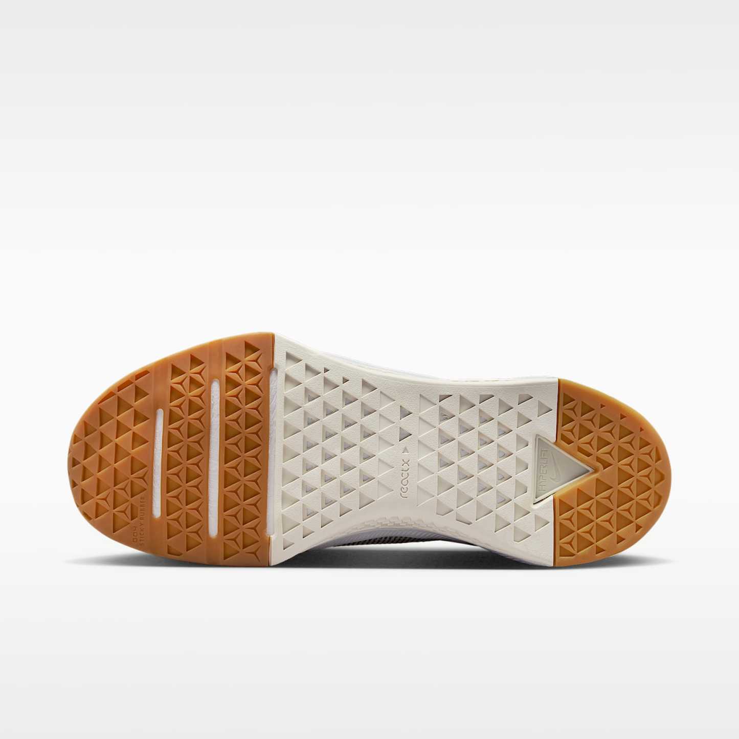 Nike Metcon 10 Workout-Schuh (Herren) – Weiß/Platinum Tint/Gum Light Brown/Schwarz
