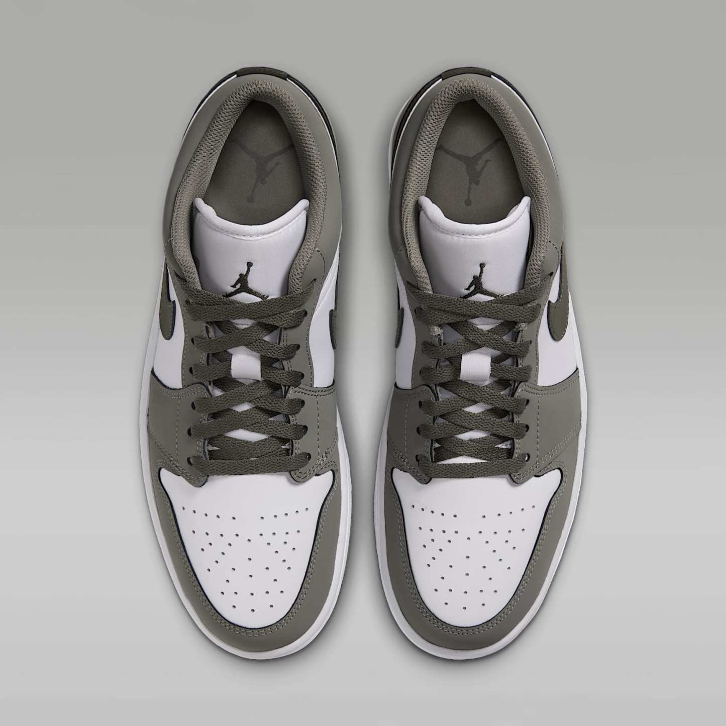 Air Jordan 1 Low Herrenschuh – Light Army/Weiß/Cargo Khaki