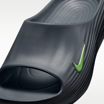 Nike ReactX Rejuven8 Slides (Herren) – Cool Grey/Schwarz/Volt