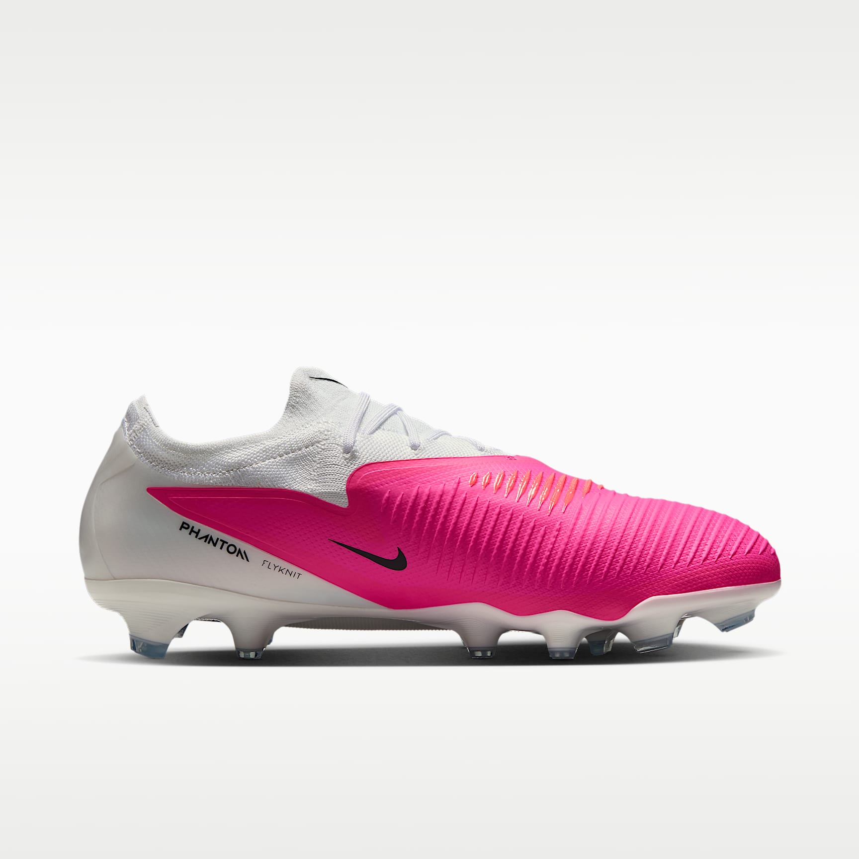 Nike Phantom 6 Low Pro Fußballschuh für normalen Rasen – Multi-Color/Schwarz