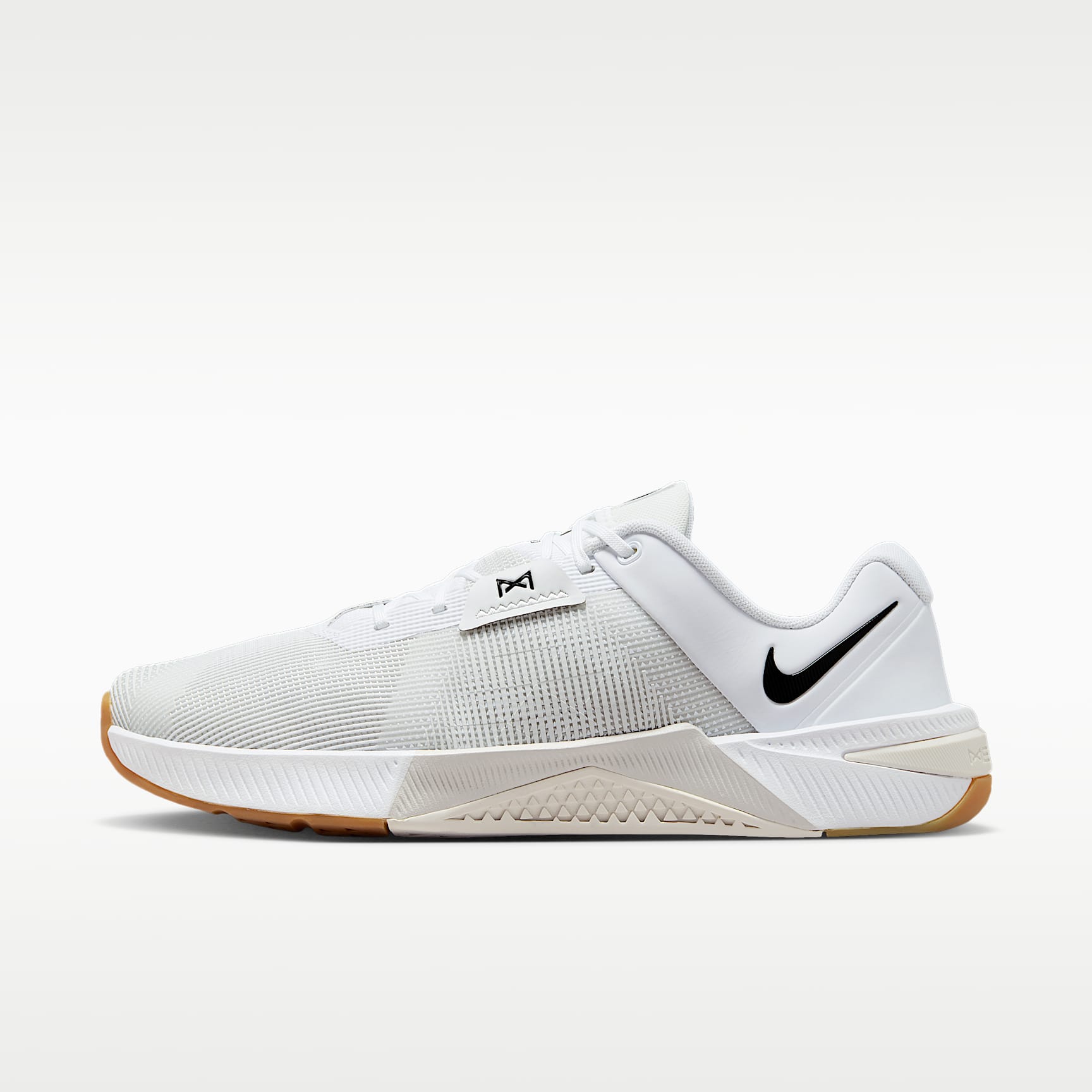 Nike Metcon 10 Workout-Schuh (Herren) – Weiß/Platinum Tint/Gum Light Brown/Schwarz
