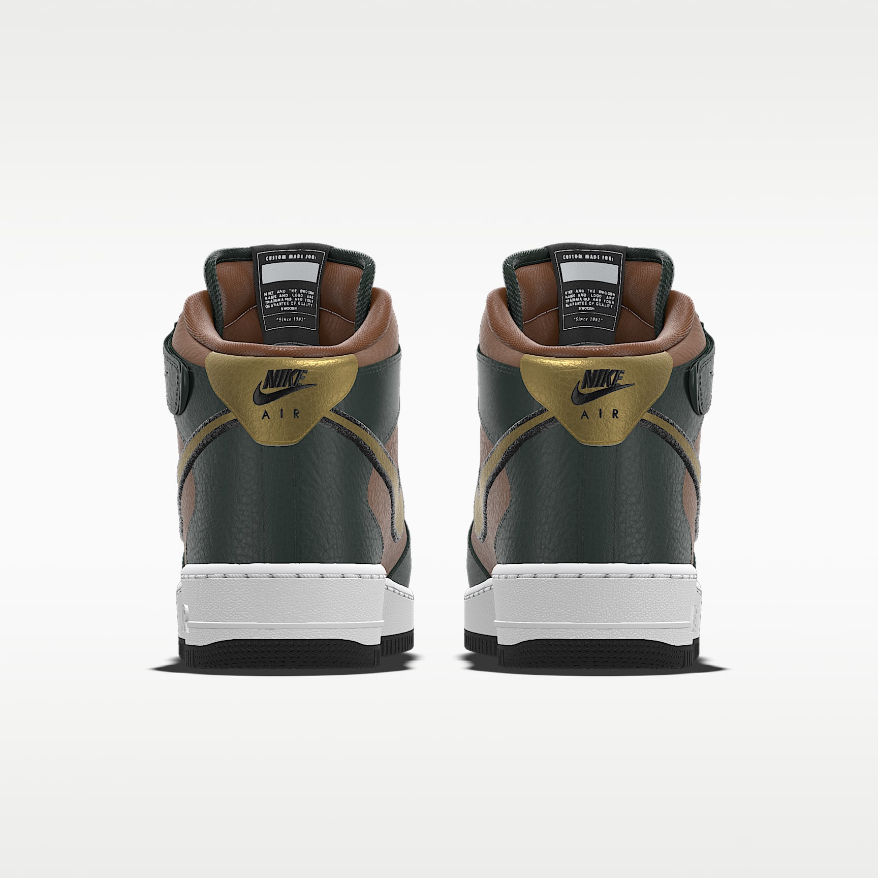 Nike Air Force 1 Mid By You personalisierbarer Herrenschuh – Multi-Color/Multi-Color/Multi-Color [9731071236]