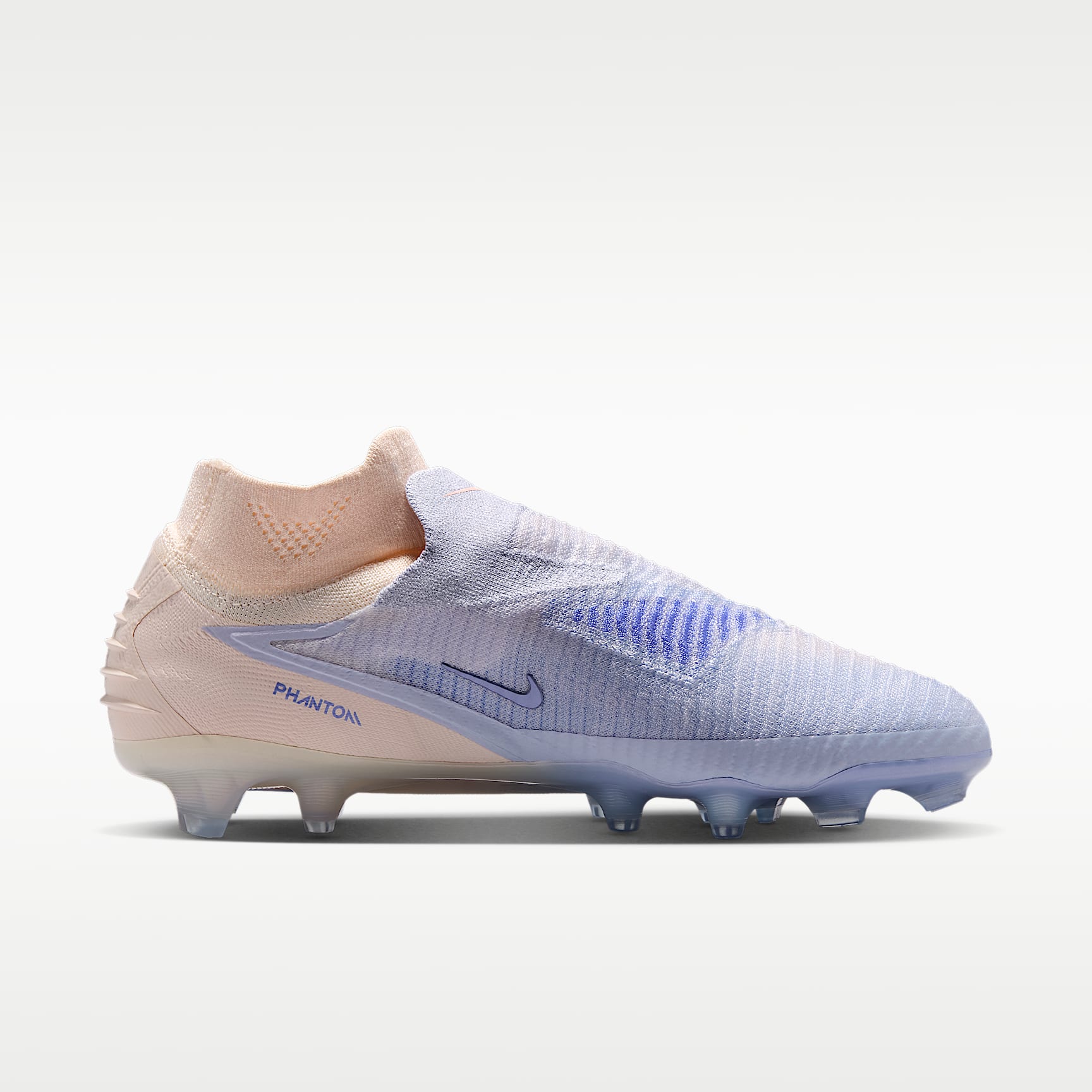 Nike Phantom 6 High Elite LV8 Fußballschuh für normalen Rasen – Ghost/Guava Ice/Ghost