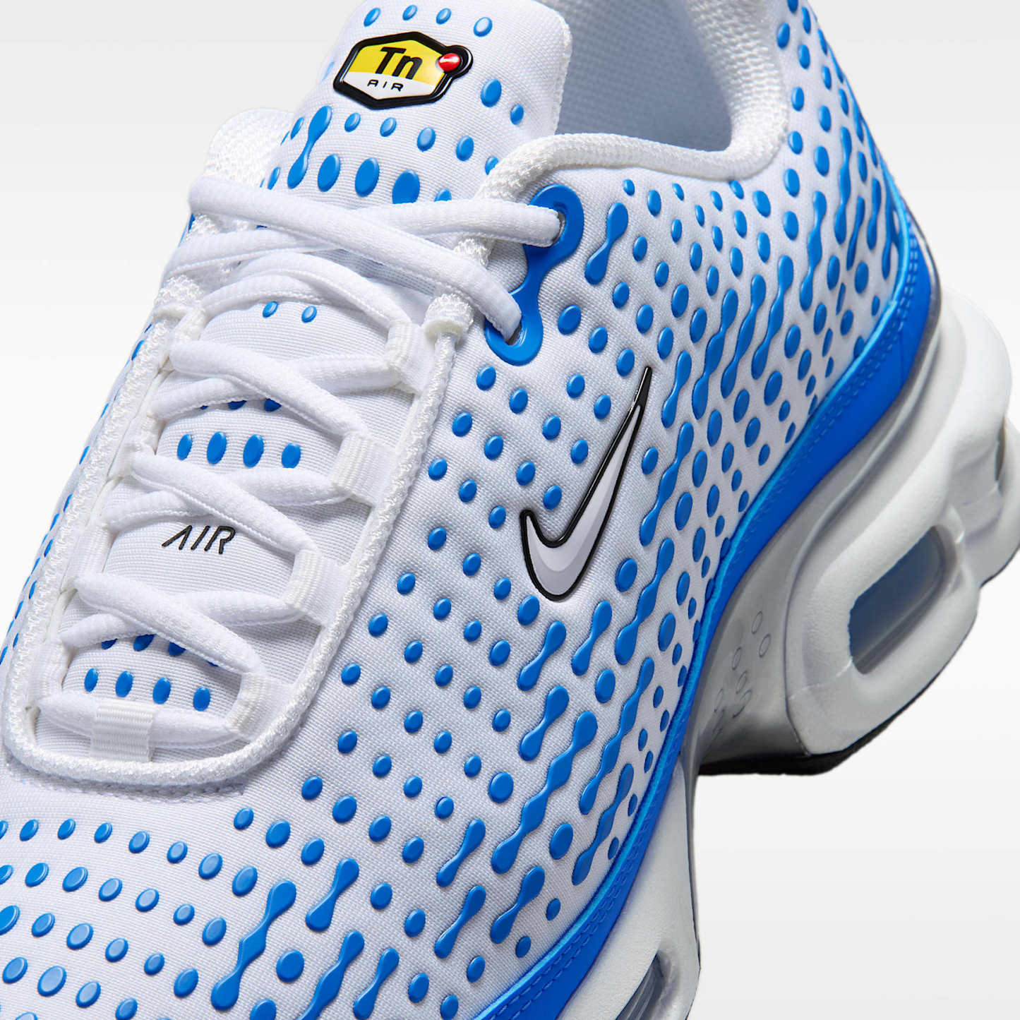 Nike Air Max Plus VII Schuh (Herren) – Weiß/Blue Crystal/Metallic Silver/Weiß
