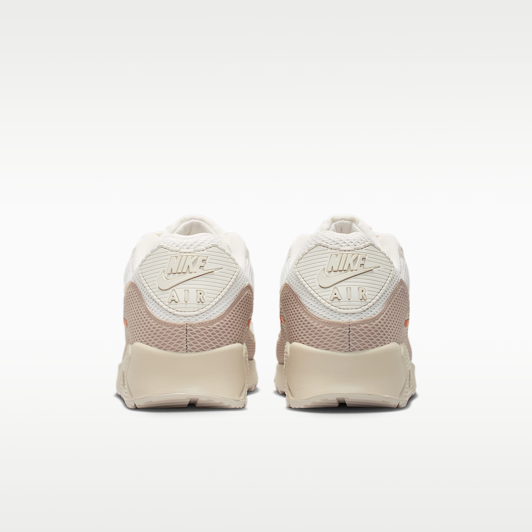 Nike Air Max 90 Premium Schuh (Herren) – Phantom/Cream II/Safety Orange/Light Orewood Brown