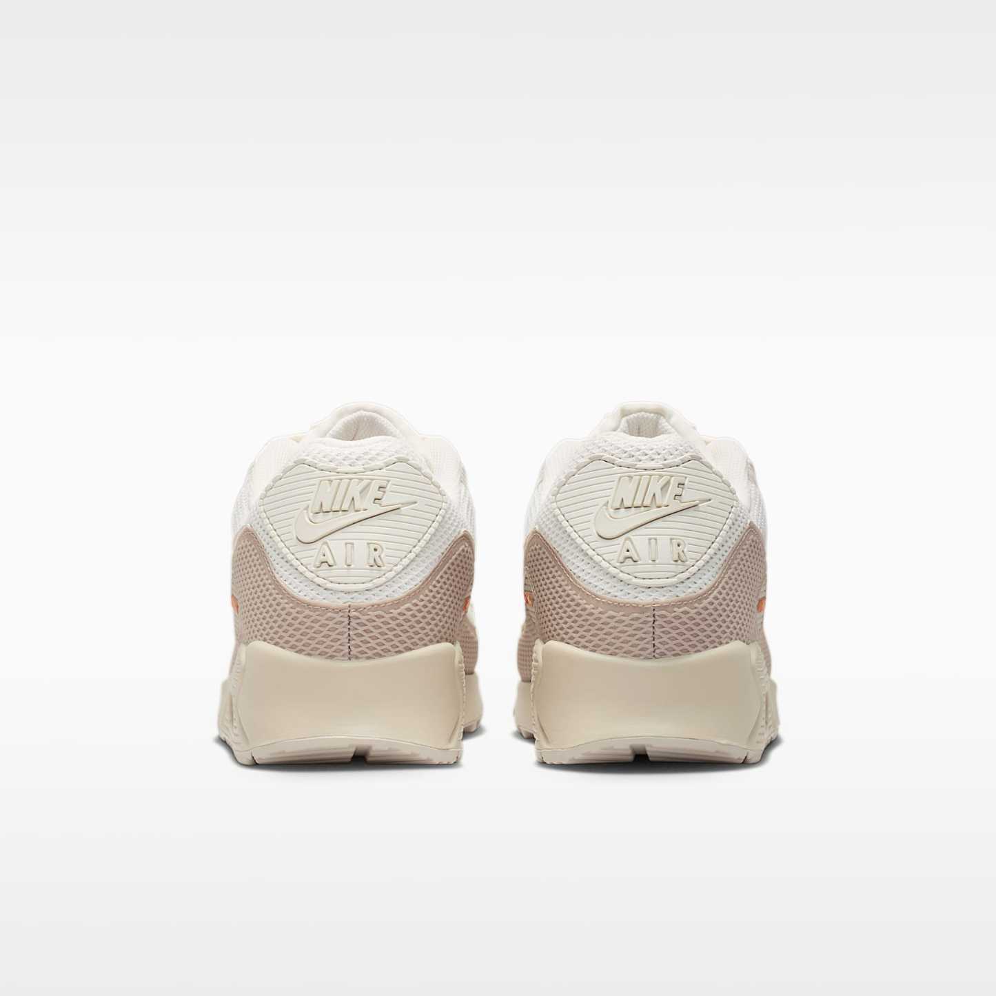 Nike Air Max 90 Premium Schuh (Herren) – Phantom/Cream II/Safety Orange/Light Orewood Brown