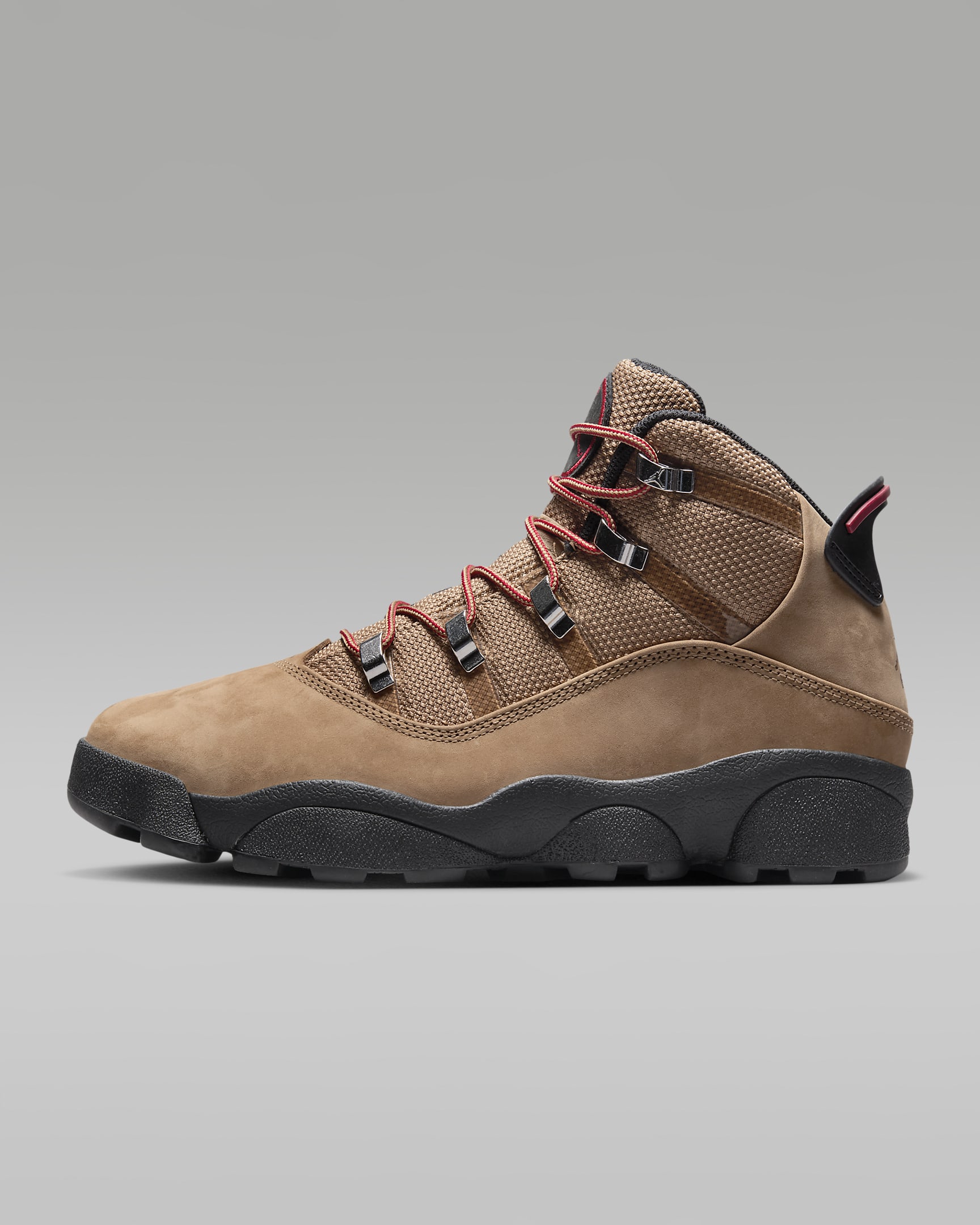 Jordan Winterized 6 Rings Herrenschuh – Rocky Tan/Varsity Red/Schwarz