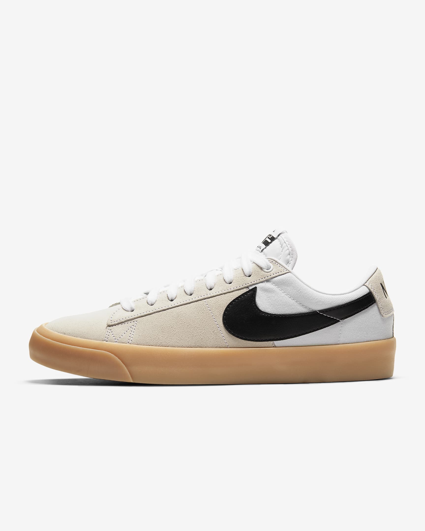 Nike SB Zoom Blazer Low Pro GT Skateboardschuh – Weiß/Weiß/Weiß/Schwarz