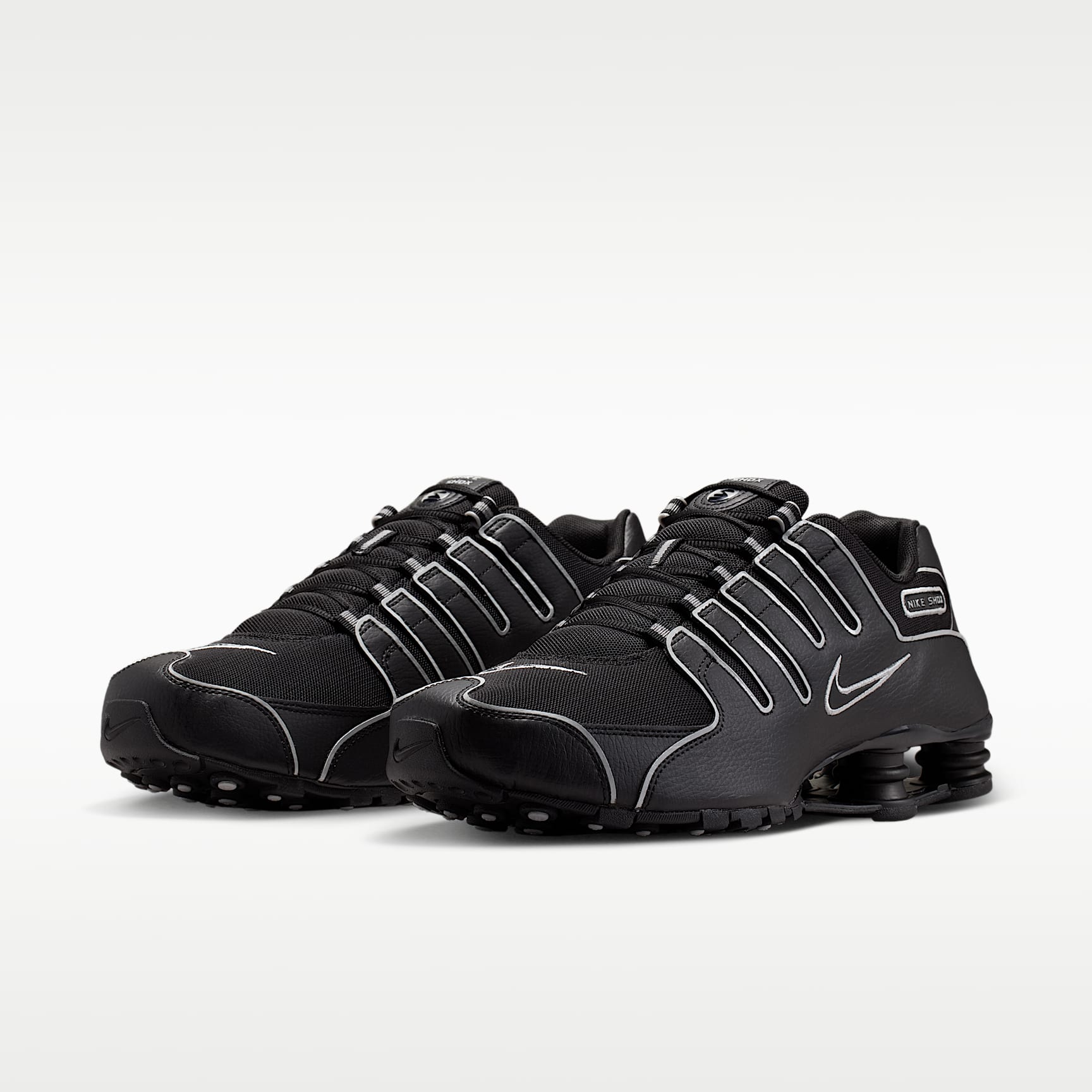 Nike Shox NZ Schuhe (Herren) – Schwarz/Light Smoke Grey/Schwarz